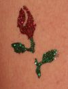 glitter rose pics tattoos